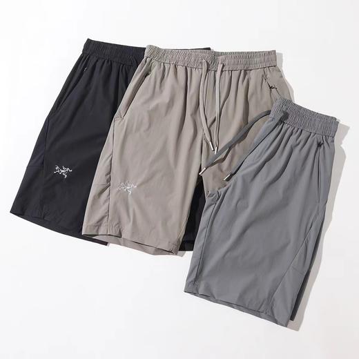 F0331134户外轻量通勤男款速干弹力耐磨拉链口袋软壳短裤 商品图2