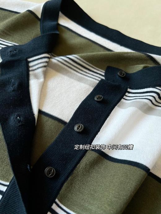 cotem*p条纹亨利领罩衫 商品图14