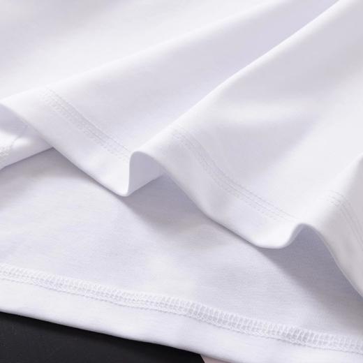 F033161春夏季新款亲肤透气厚实挺括简约百搭刺绣短袖T恤 商品图8