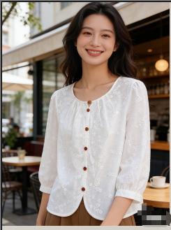 647066时尚气质小衫 商品图3