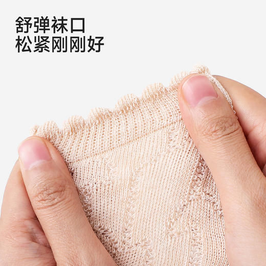 【商场同款】英氏儿童袜子女童膝上长袜男童10A抗菌长袜春夏新款 商品图3