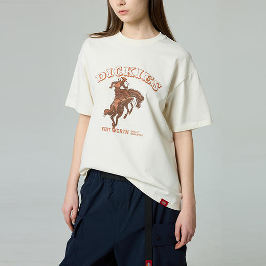 Dickies重磅宽松短袖T恤 休闲百搭趣味图案印花纯棉男女同款半袖 商品图6