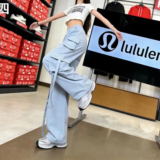 F033136春夏季新款户外男女同款时尚百搭速干透气大码宽松直筒长裤 商品图1