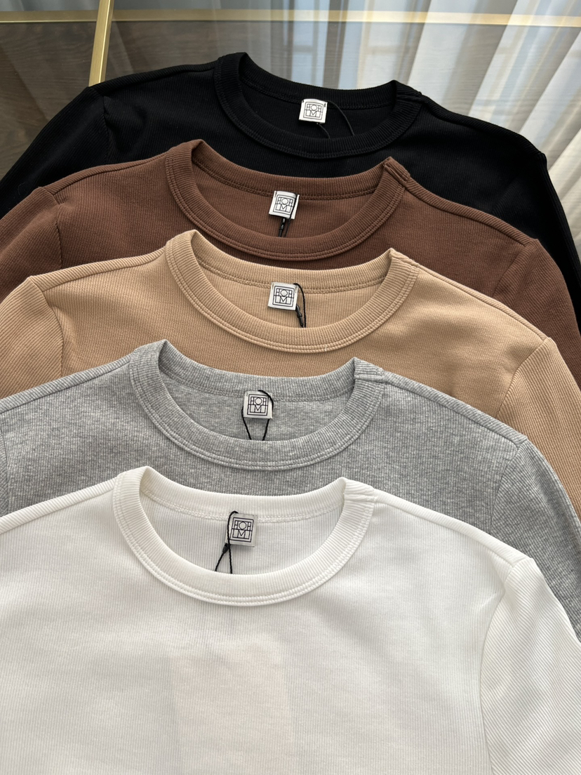 【秒杀价已调 直接拍】偷偷美 高弹力坑条 打底衫中的王牌