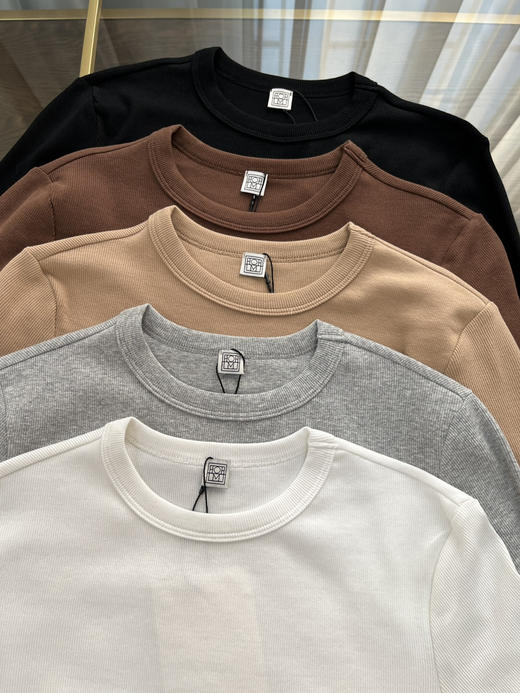 【秒杀价已调 直接拍】偷偷美 高弹力坑条 打底衫中的王牌 商品图0