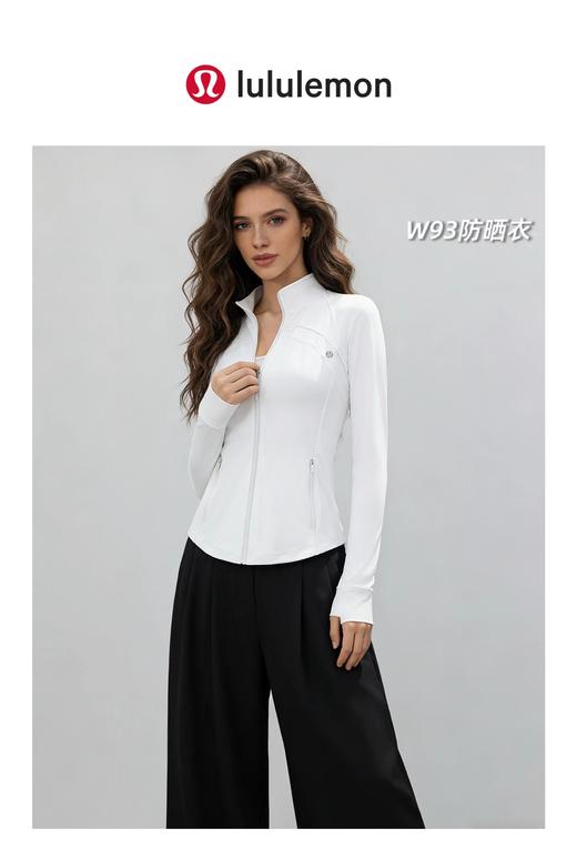 F033179夏季新款轻薄透气轻便百搭女士原纱氨纶立领防晒衣 商品图8