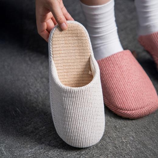 良尖棉麻拖鞋 120D人体工学内置鞋底  防滑耐磨 男女款 商品图0