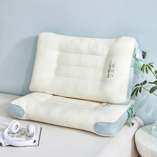 【云柔亲肤！透气不闷】超柔A类母婴级枕芯立体护肩枕头单人一对颈椎枕护颈枕羽丝绒枕芯。xa 商品图0