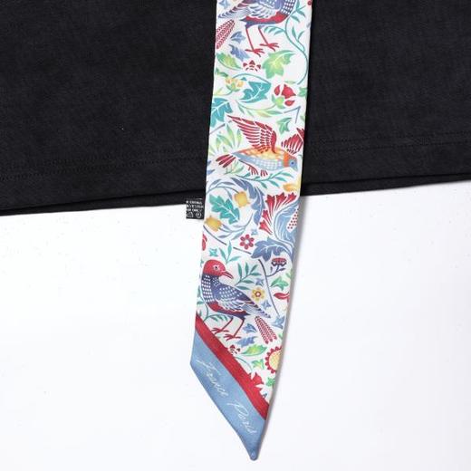 SDSA男装2026新款高贵轻奢新中式丝巾装饰设计圆领短袖T恤百搭 商品图3