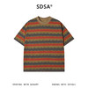 SDSA男装2026新款高贵轻奢潮牌时尚趣味条纹圆领短袖T恤百搭上衣 商品缩略图0