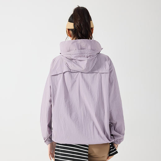 新款山系户外防晒衣女凉感防紫外线连帽防晒服轻薄透气情侣皮肤衣 商品图3