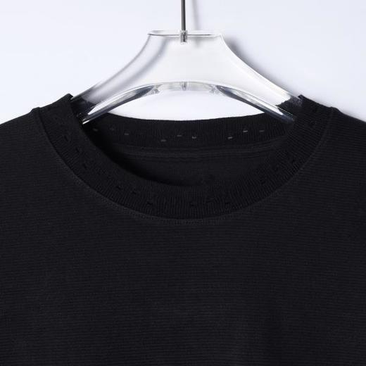 SDSA男装2026新款高贵轻奢时尚简约领口勾破设计圆领短袖T恤百搭 商品图1