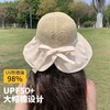 大帽檐遮脸渔夫帽女夏天遮阳帽韩版百搭出游太阳草编防晒帽子薄款 商品缩略图1