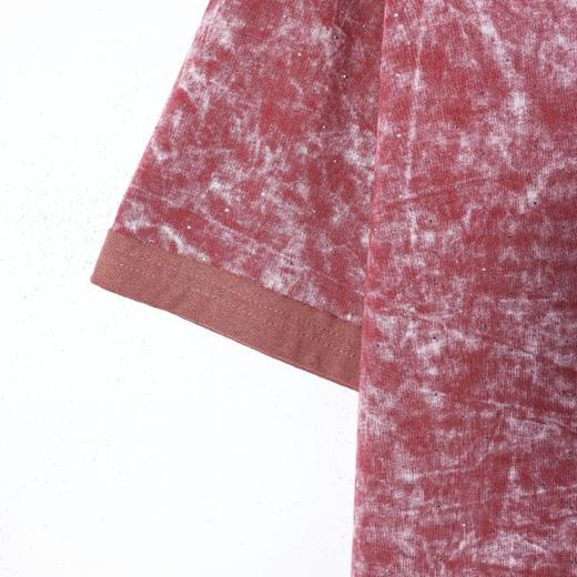 SDSA男装2026新款高贵轻奢潮牌扎染撞色圆领短袖T恤百搭宽松上衣 商品图2