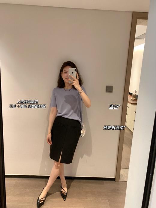 max m* 针织短袖～ 真丝＋莱赛尔天丝针织衫 商品图4