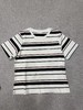 F033170春夏新款时尚百搭全棉高克重面料条对条设计短袖T恤 商品缩略图11