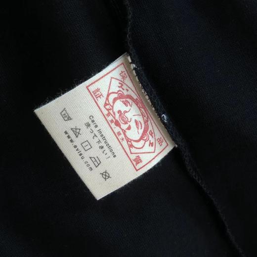 F033103春夏新款福神抽烟达摩佛头拼接图案百搭大M圆领短袖T恤 商品图5