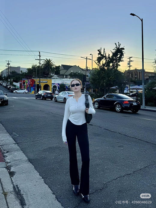 【秒杀价已调 直接拍】lu家 莫代尔棉螺纹打底 长袖 亨利衫 商品图3