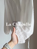 专柜实拍【天丝+亚麻+棉】拉夏贝尔/La Chapelle气质V领排扣两侧系带设计简约净版显瘦长袖衬衫 商品缩略图7