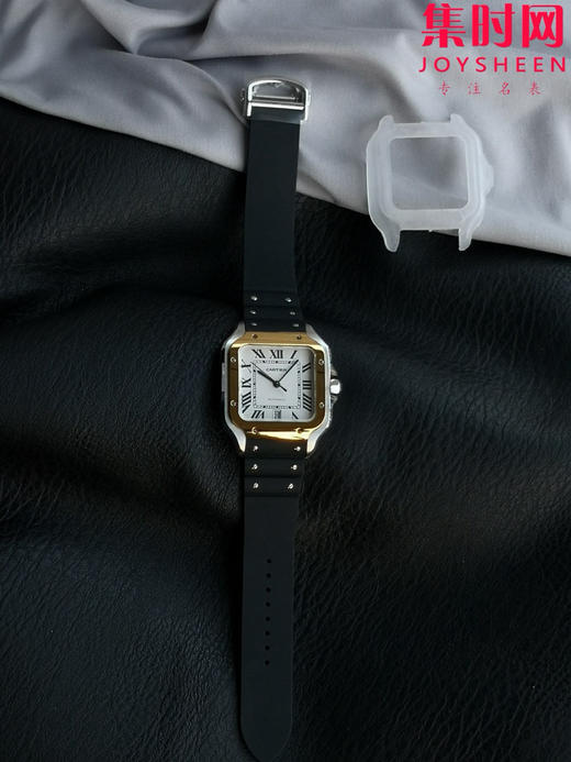 GF卡地亚山度士系列 山度士大号 间金款 男士腕表 绝对是绕不开的经典 表径39.8mm 商品图0