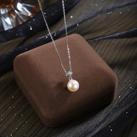 子佩集【悦己时光】银S925珍珠惜王妃套链项链【P3075】双色兰花草2602 商品图3