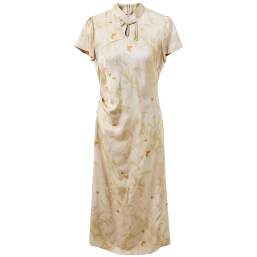 【留连戏蝶】三彩2026夏季新款新中式连衣裙改良旗袍裙C 商品图4