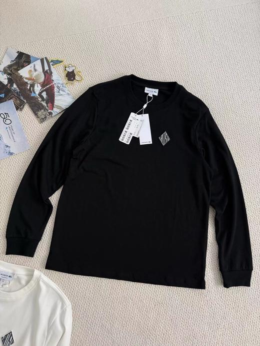 F033162春季新款透气排汗利落百搭简约质感柔软亲肤圆领长袖T恤 商品图7