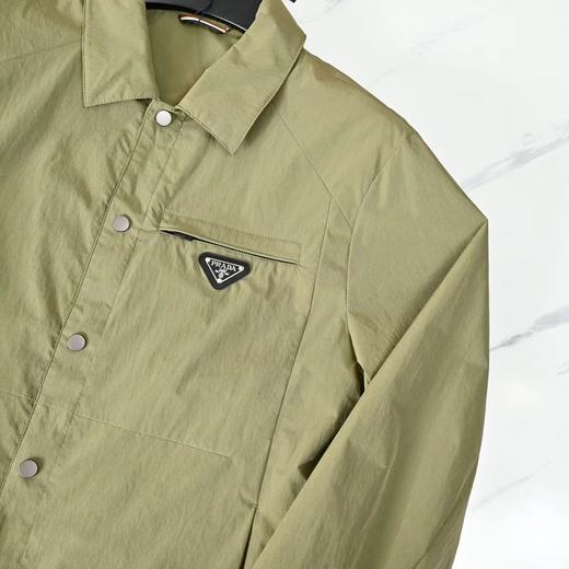 F033112春夏季新款亲肤顺滑抗皱耐磨防水防风男士翻领衬衫式夹克衫 商品图9