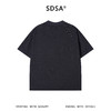 SDSA男装2026新款高贵轻奢潮牌几何线条磨破圆领短袖T恤百搭时尚 商品缩略图1