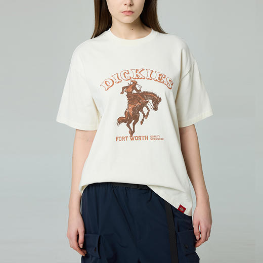 Dickies重磅宽松短袖T恤 休闲百搭趣味图案印花纯棉男女同款半袖 商品图5