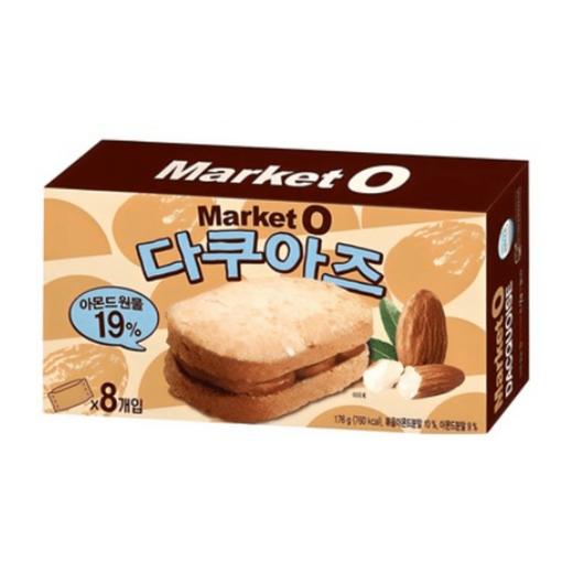 好丽友 松软杏仁夹心糕点176g오리온 다쿠아즈176g 商品图0