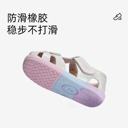 泰兰尼斯夏季婴童段可爱蝴蝶包头凉鞋T07B4B5212 商品图3