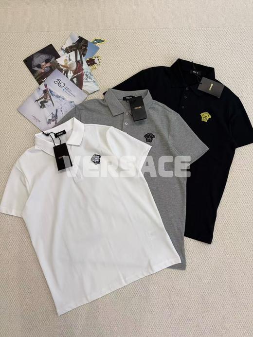 【2fz1】男子轻奢刺绣珠地商务休闲短袖POLO衫！！ 商品图1