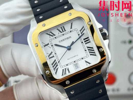 GF卡地亚山度士系列 山度士大号 间金款 方形男士腕表 绝对是绕不开的经典 表径39.8mm 商品图3