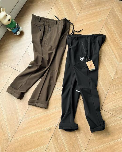 F0331115户外防风防泼水防刮耐磨立体剪裁软壳长裤 商品图6