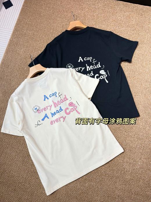New Era纽亦华新款MLB短袖T恤透气字母涂鸦印花 商品图6