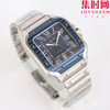 GF卡地亚山度士系列 山度士大号 钢带款 间蓝方形男士腕表 绝对是绕不开的经典 表径39.8mm 商品缩略图1