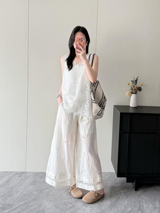 叠穿王者 睫毛边蕾丝背心 商品图1