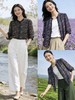 641506时尚气质碎花小衫 商品缩略图0