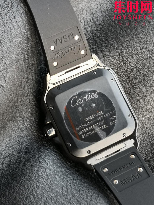 GF卡地亚山度士系列 山度士大号 黑武士 方形男士腕表 绝对是绕不开的经典 表径39.8mm 商品图8