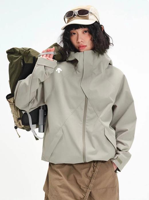 F033198春季新款防刮耐磨防风防水透气情侣款户外连帽冲锋衣外套 商品图3