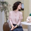 西子/白桃双层立领珠扣粉红上衣/SYHY0275 商品缩略图1