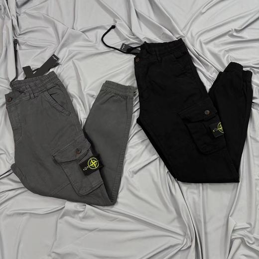 F0331113水洗做旧Vibe风美式复古收口工装裤长裤 商品图2