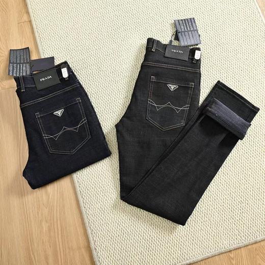 F0331105春季新款时尚百搭日常通勤男士水洗休闲牛仔长裤 商品图2