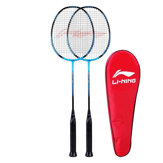 26902258780007  李宁LI-NING 新品球拍双拍碳复合进攻耐用型初学超轻羽毛球拍AA入门系 商品图0