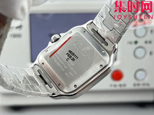 GF卡地亚山度士系列 山度士大号 钢带款 间蓝方形男士腕表 绝对是绕不开的经典 表径39.8mm 商品图7