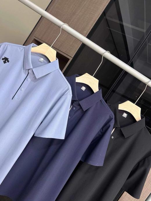 F033176春夏季新款速商务百搭干冰丝商务翻领短袖T恤polo衫 商品图2
