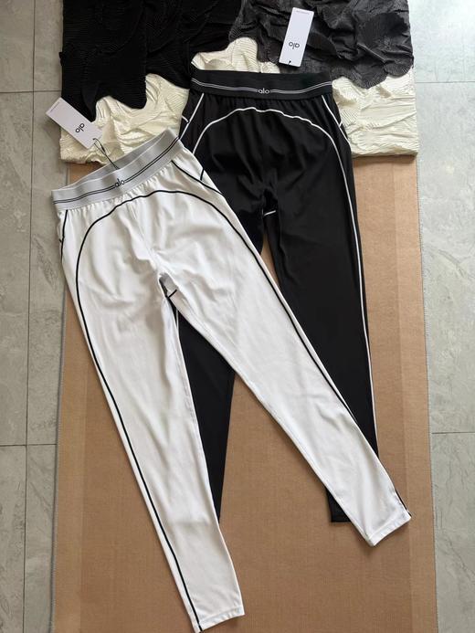 F033111内衣长裤套装早春新款时尚百搭极简黑白撞色高弹瑜伽裤 商品图0