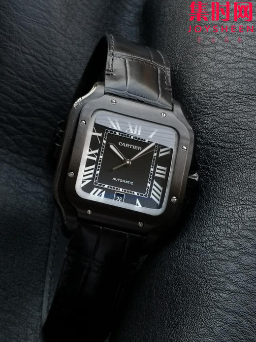 GF卡地亚山度士系列 山度士大号 黑武士 男士腕表 绝对是绕不开的经典 表径39.8mm 商品图2