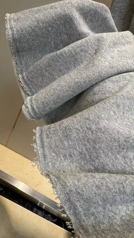 F033156春季新款中性百搭水洗毛圈半裙直筒垂坠休闲中长裙 商品图14